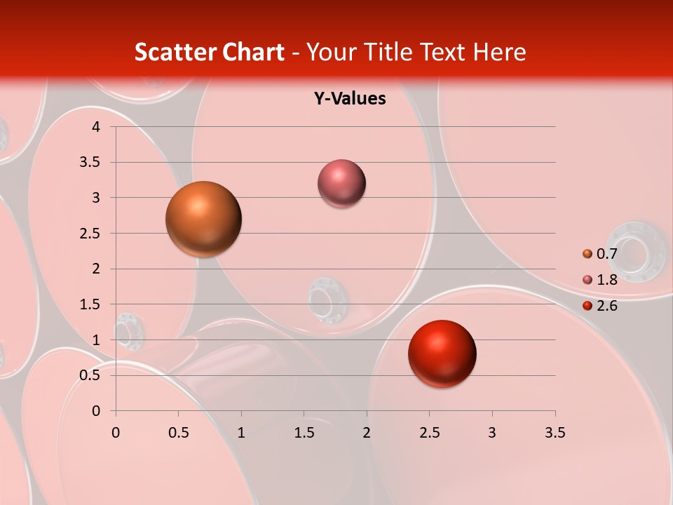 A Group Of Red Barrels Stacked On Top Of Each Other PowerPoint Template