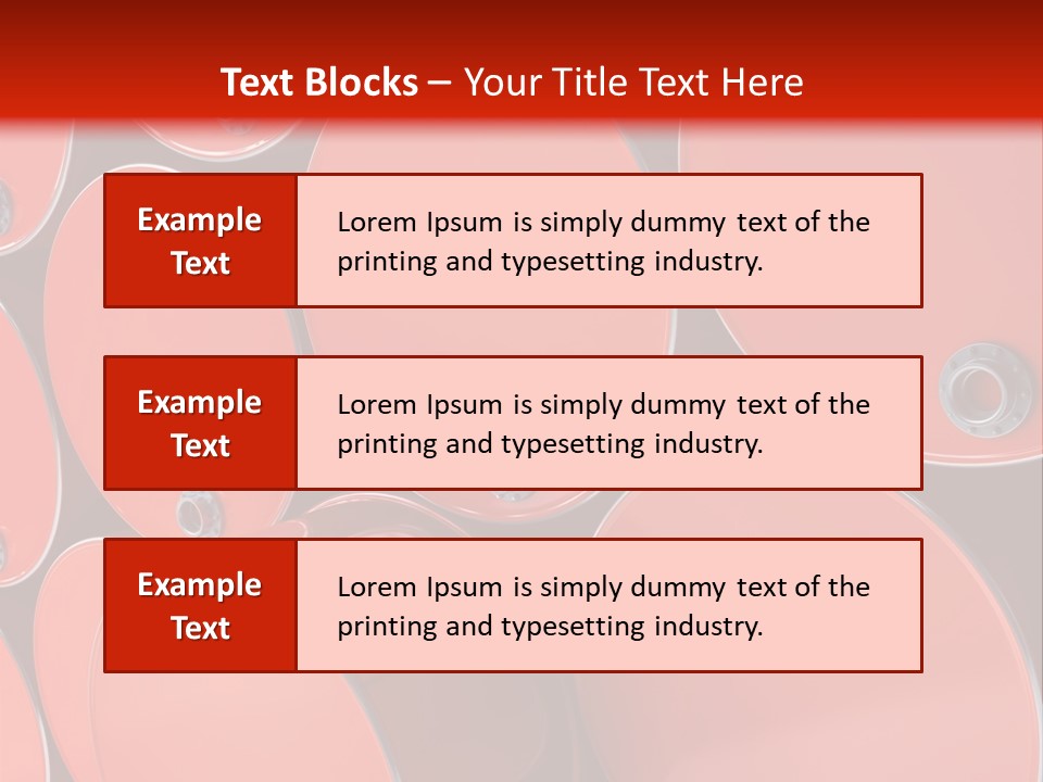 A Group Of Red Barrels Stacked On Top Of Each Other PowerPoint Template