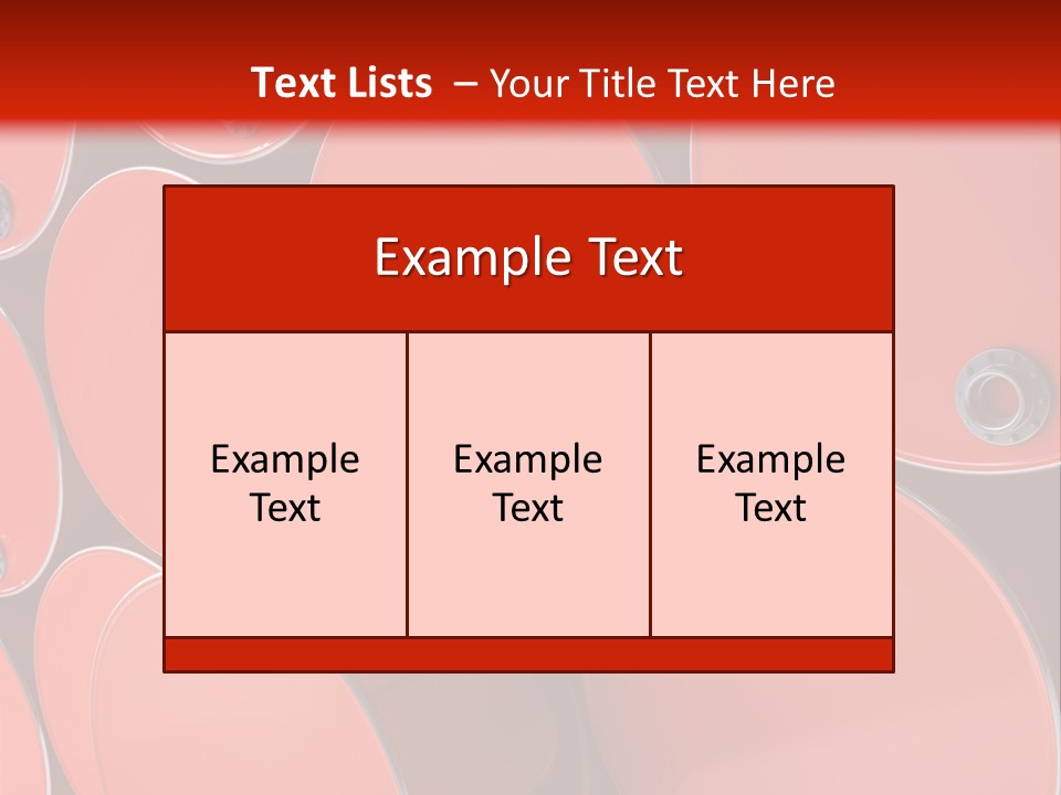 A Group Of Red Barrels Stacked On Top Of Each Other PowerPoint Template