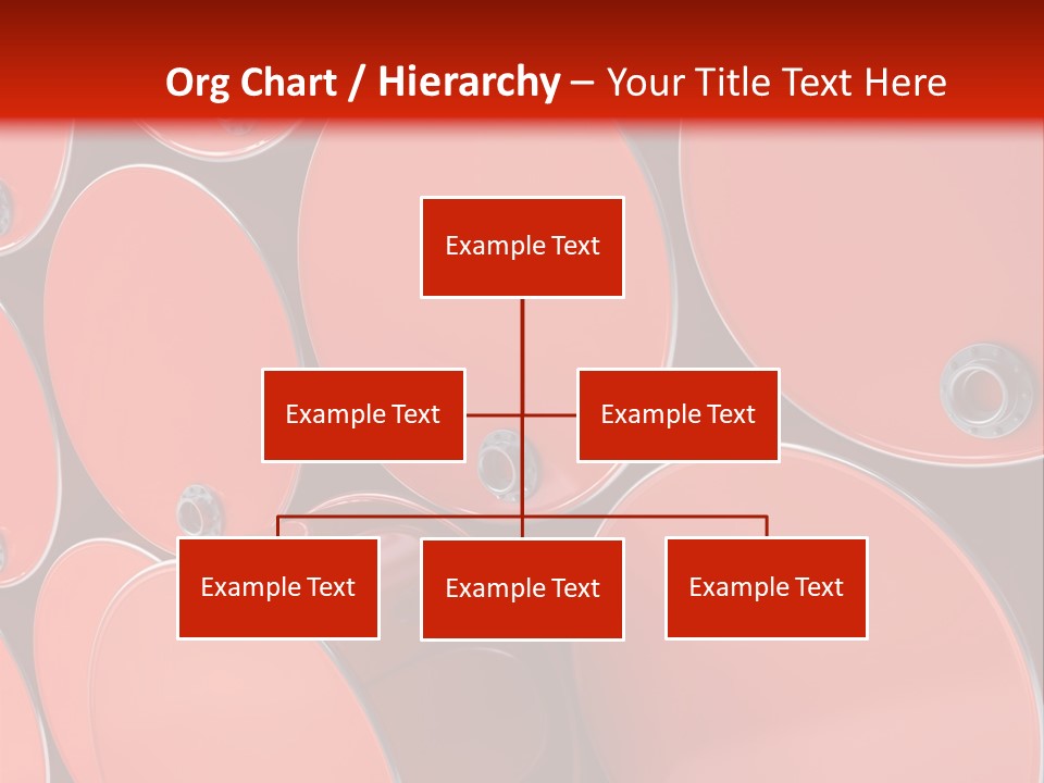 A Group Of Red Barrels Stacked On Top Of Each Other PowerPoint Template
