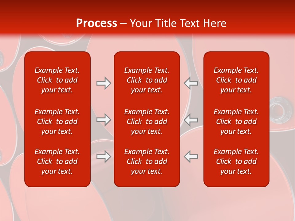 A Group Of Red Barrels Stacked On Top Of Each Other PowerPoint Template