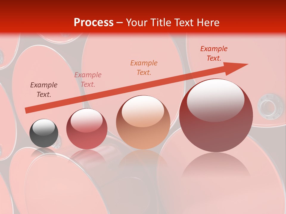 A Group Of Red Barrels Stacked On Top Of Each Other PowerPoint Template