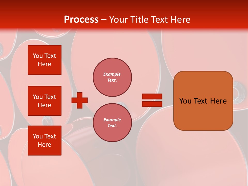 A Group Of Red Barrels Stacked On Top Of Each Other PowerPoint Template