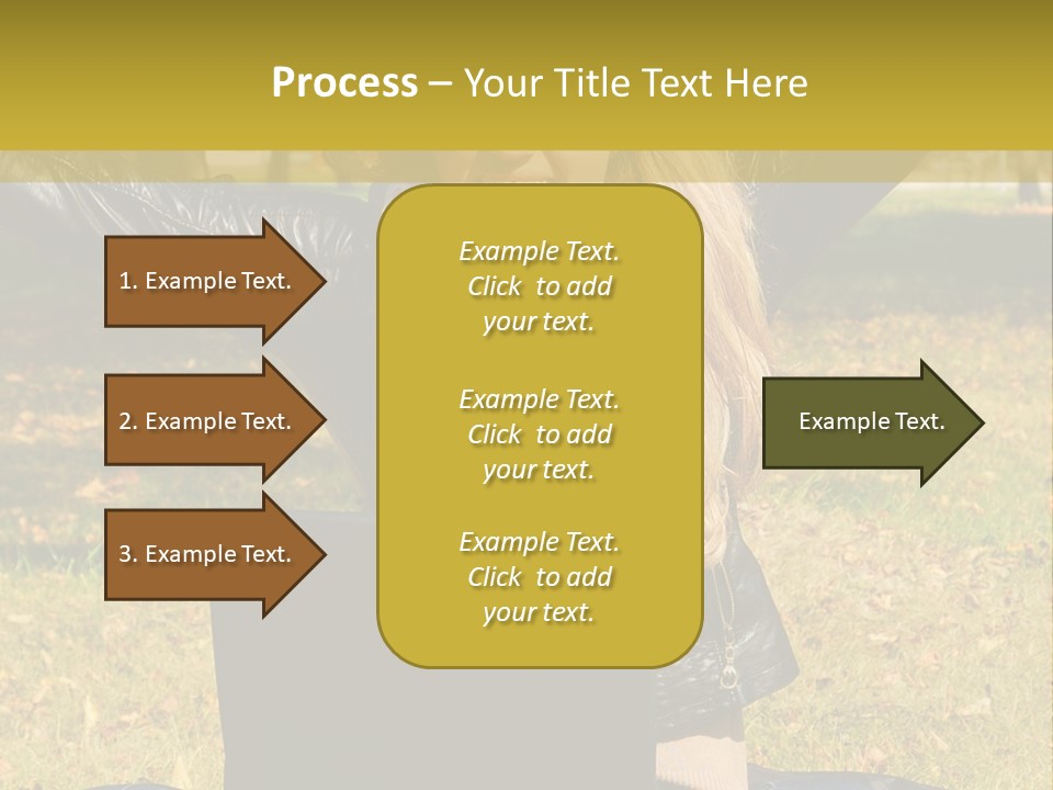 A Woman Sitting In The Grass With Her Laptop PowerPoint Template