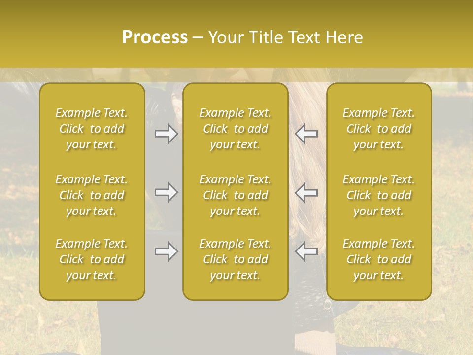 A Woman Sitting In The Grass With Her Laptop PowerPoint Template