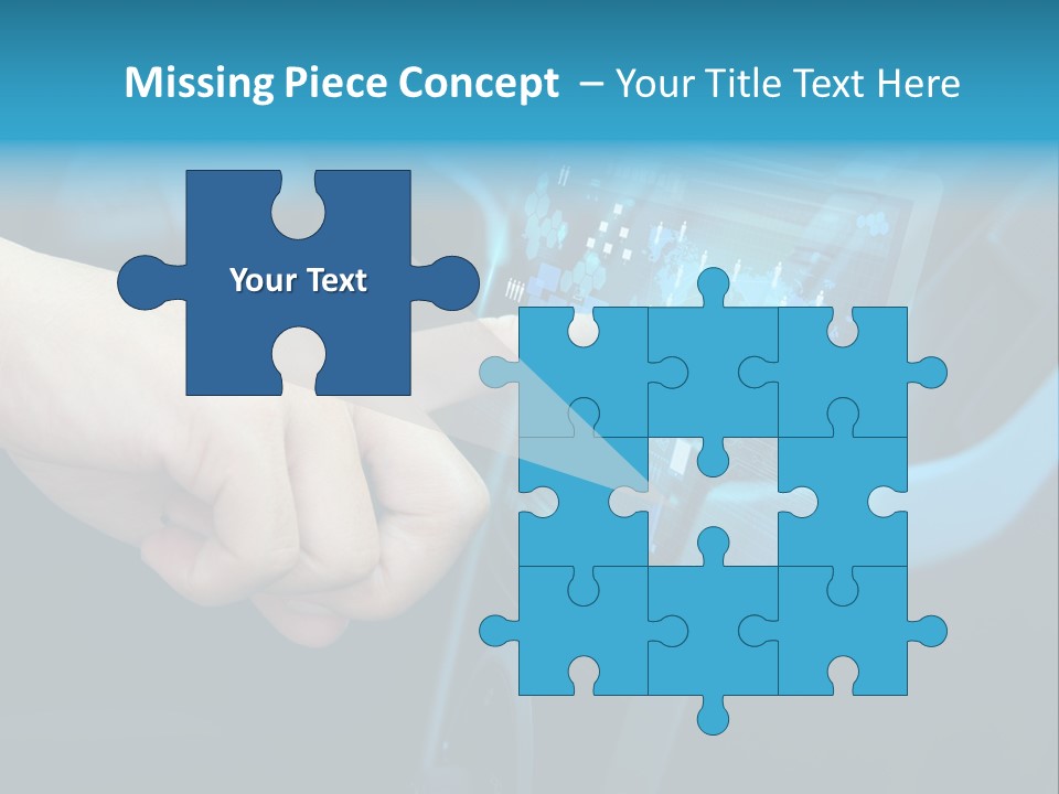 A Person Touching A Touch Screen In A Car PowerPoint Template