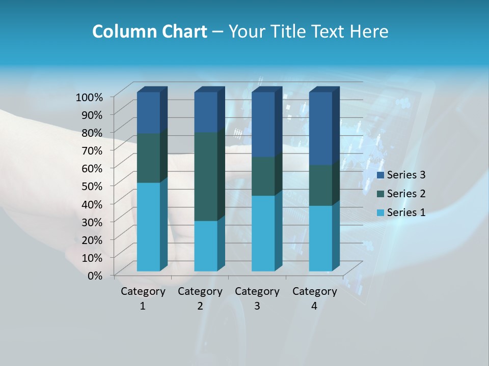 A Person Touching A Touch Screen In A Car PowerPoint Template