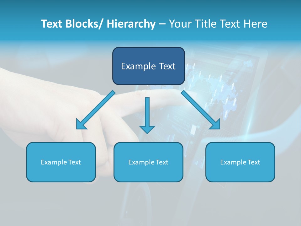 A Person Touching A Touch Screen In A Car PowerPoint Template