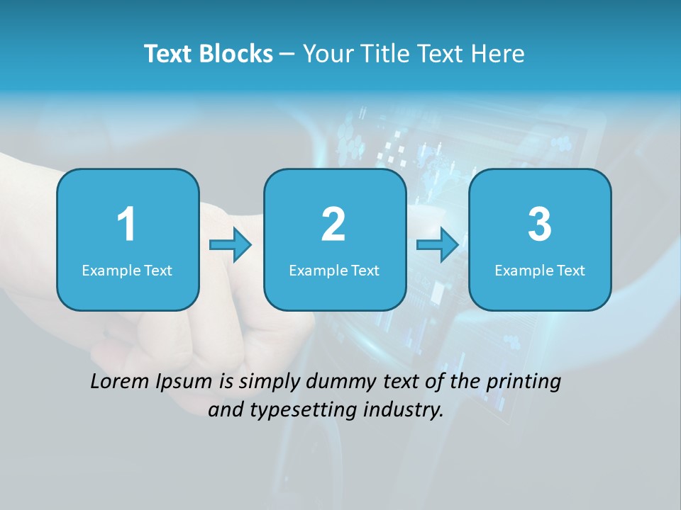 A Person Touching A Touch Screen In A Car PowerPoint Template