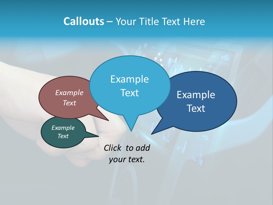 A Person Touching A Touch Screen In A Car PowerPoint Template