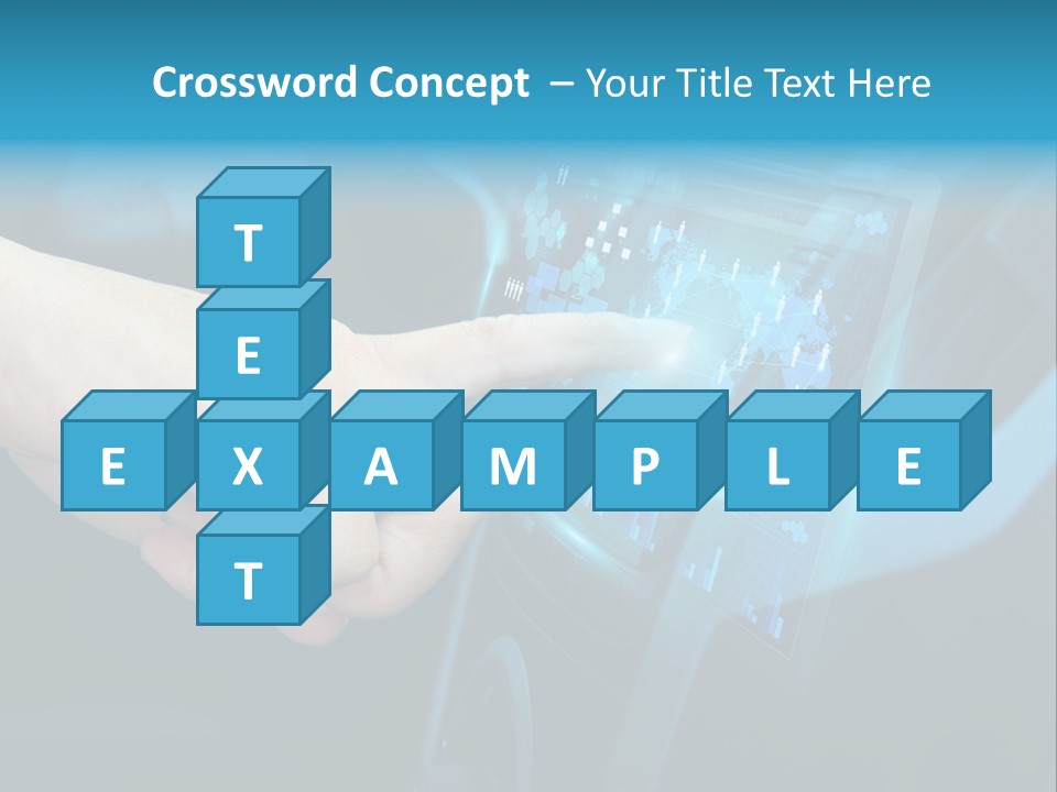 A Person Touching A Touch Screen In A Car PowerPoint Template