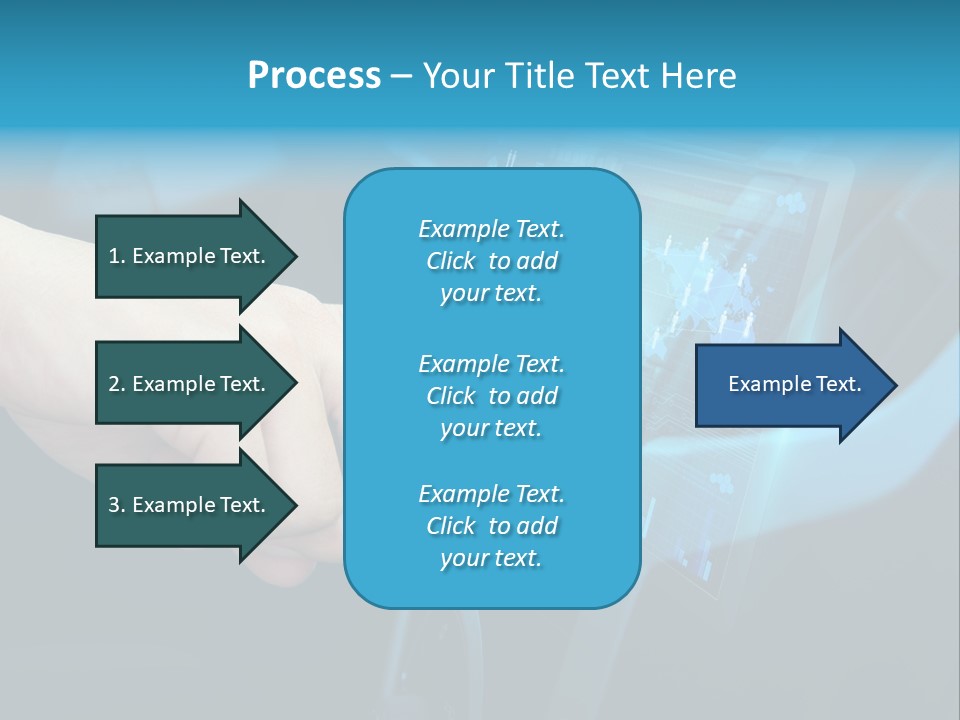 A Person Touching A Touch Screen In A Car PowerPoint Template
