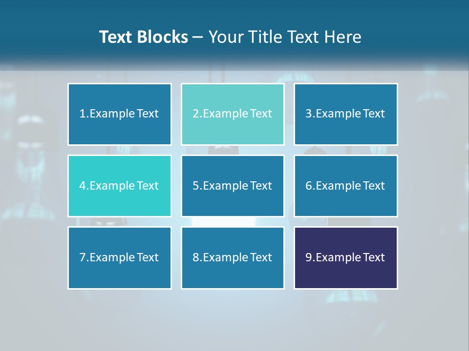 A Group Of Light Bulbs Hanging From A Ceiling PowerPoint Template
