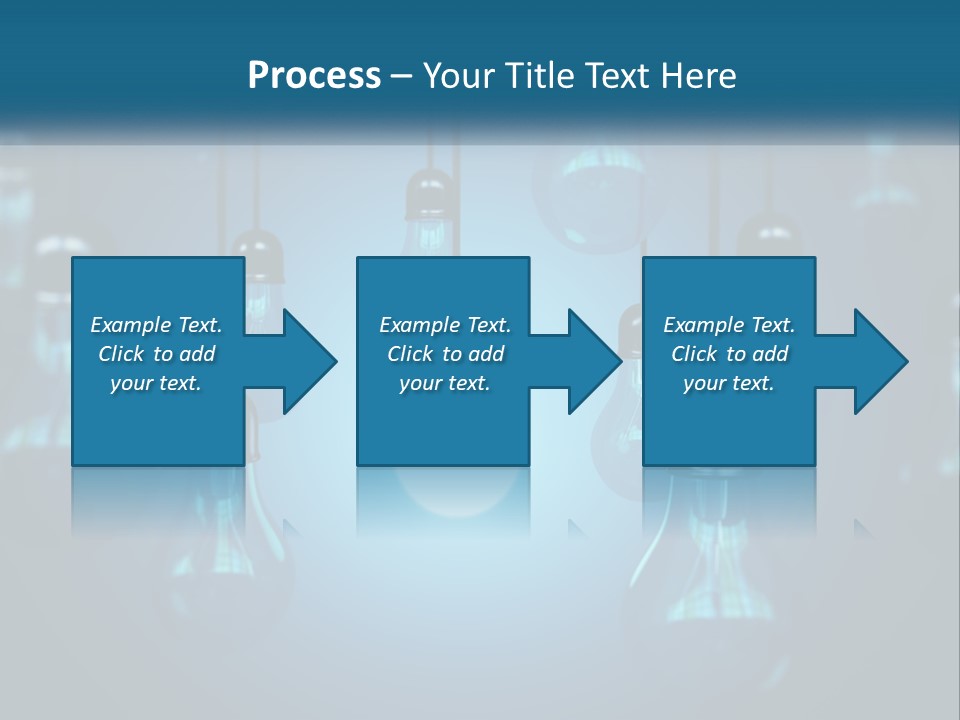 A Group Of Light Bulbs Hanging From A Ceiling PowerPoint Template