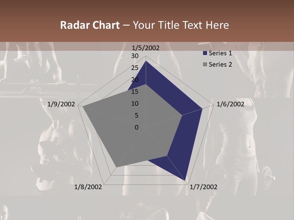 A Man With No Shirt Holding A Barbell PowerPoint Template