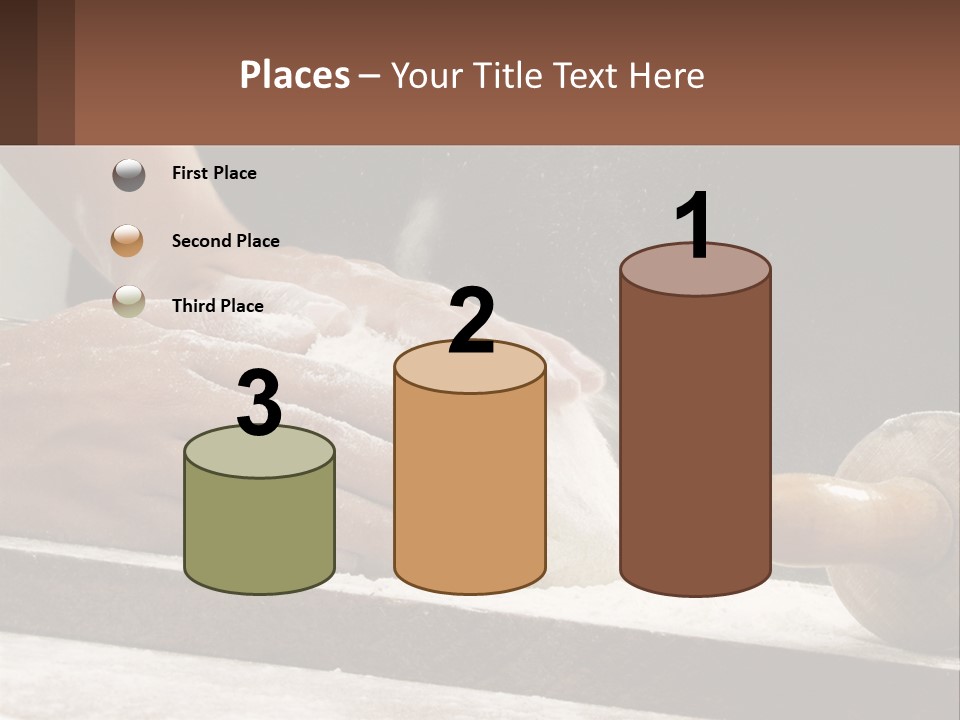 A Person Kneading Dough On Top Of A Table PowerPoint Template