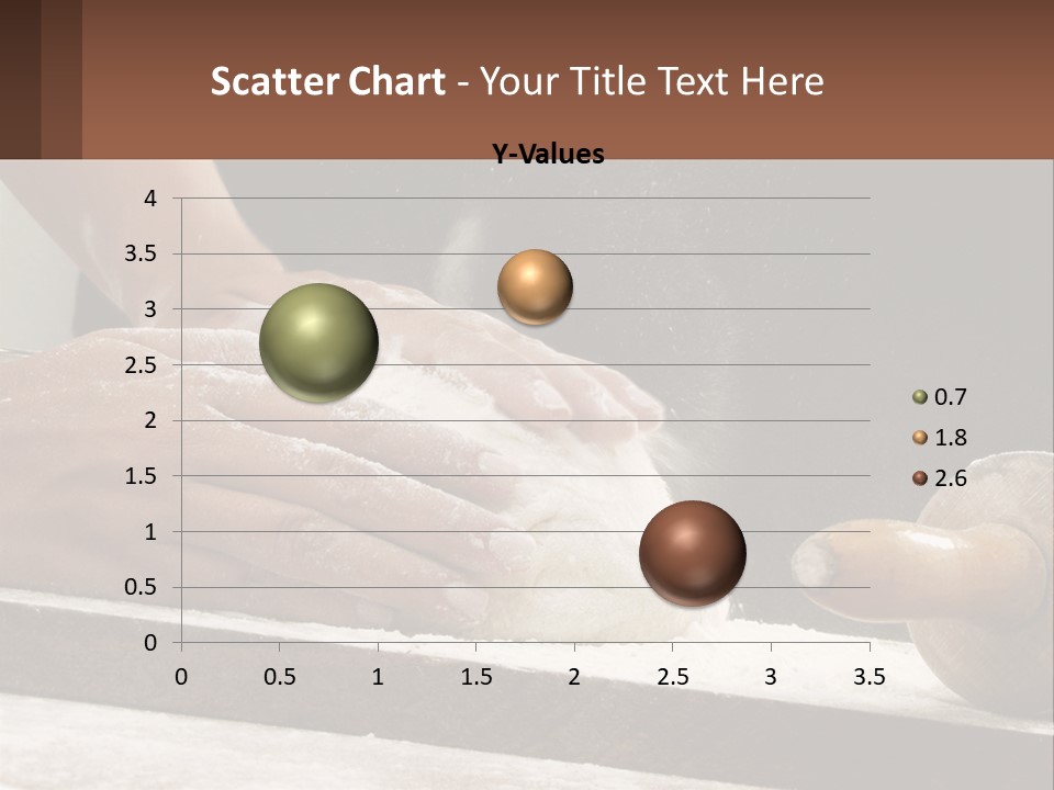 A Person Kneading Dough On Top Of A Table PowerPoint Template