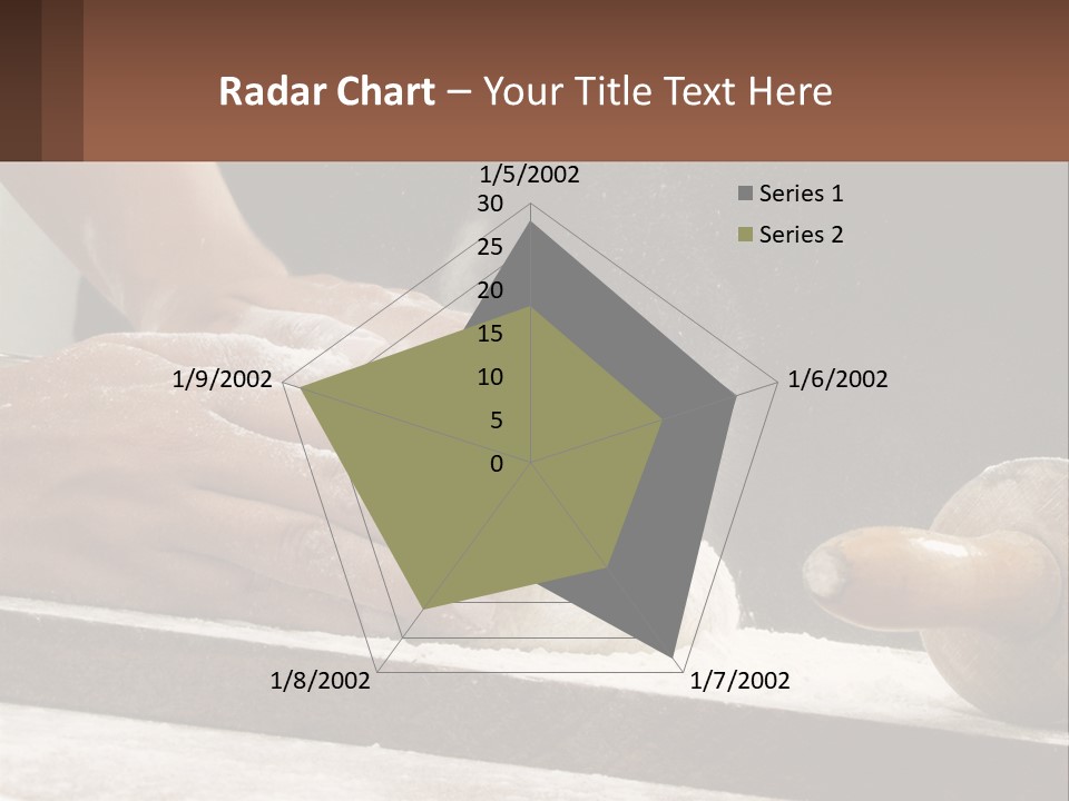 A Person Kneading Dough On Top Of A Table PowerPoint Template