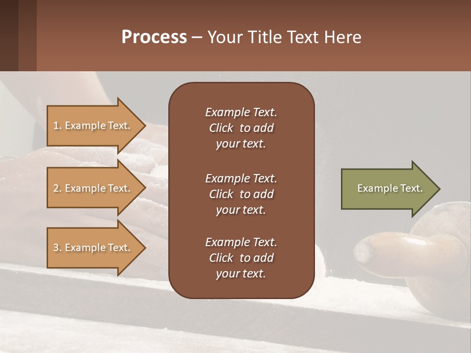 A Person Kneading Dough On Top Of A Table PowerPoint Template