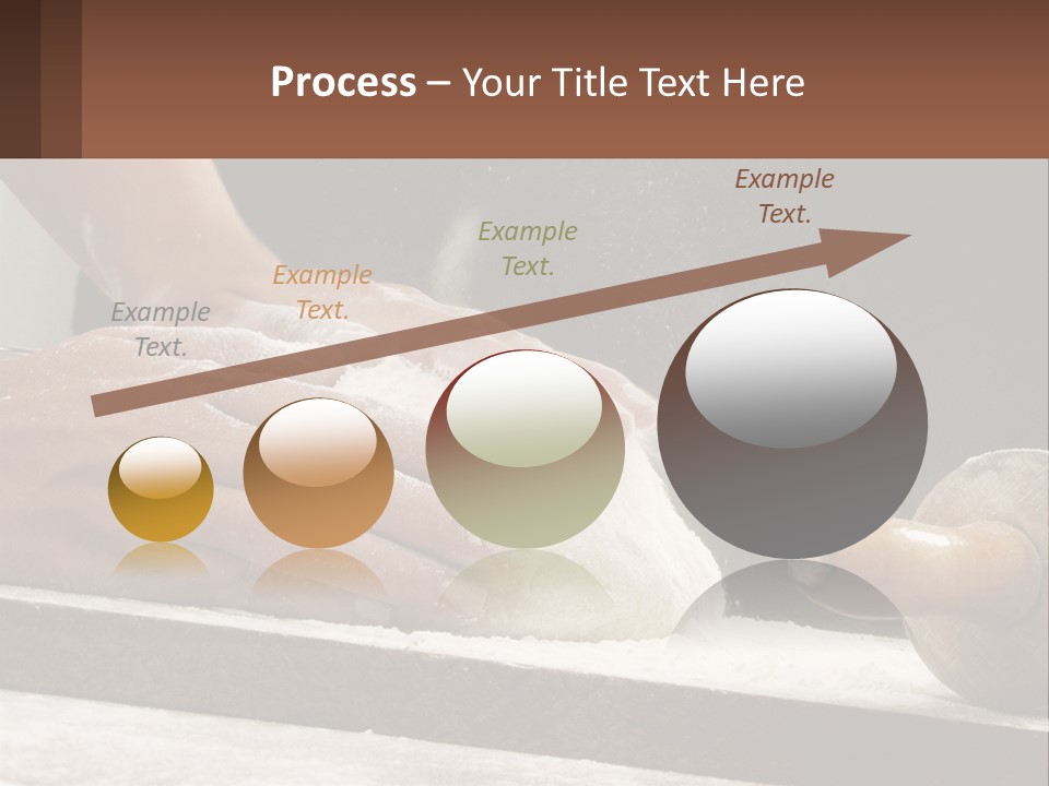 A Person Kneading Dough On Top Of A Table PowerPoint Template