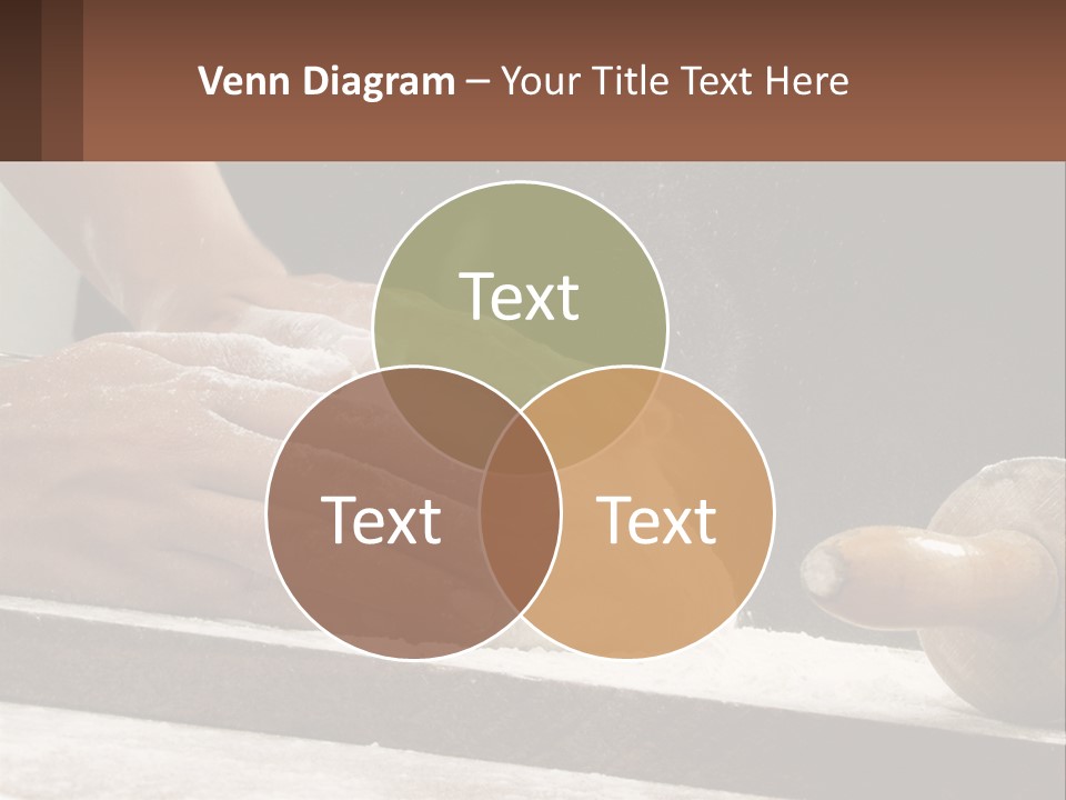 A Person Kneading Dough On Top Of A Table PowerPoint Template