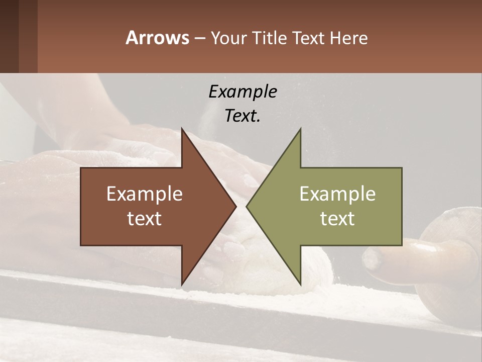 A Person Kneading Dough On Top Of A Table PowerPoint Template