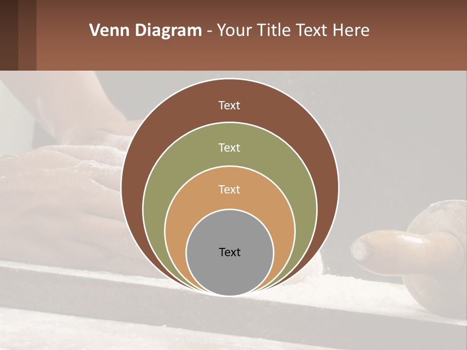 A Person Kneading Dough On Top Of A Table PowerPoint Template