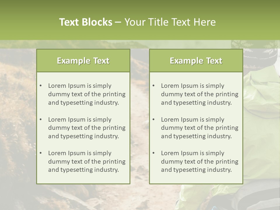 A Person Walking Up A Mountain Trail With Skis PowerPoint Template