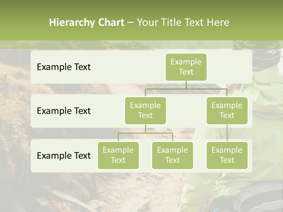 A Person Walking Up A Mountain Trail With Skis PowerPoint Template