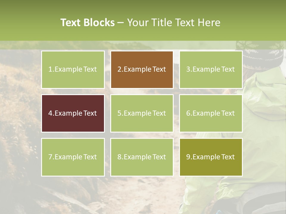 A Person Walking Up A Mountain Trail With Skis PowerPoint Template