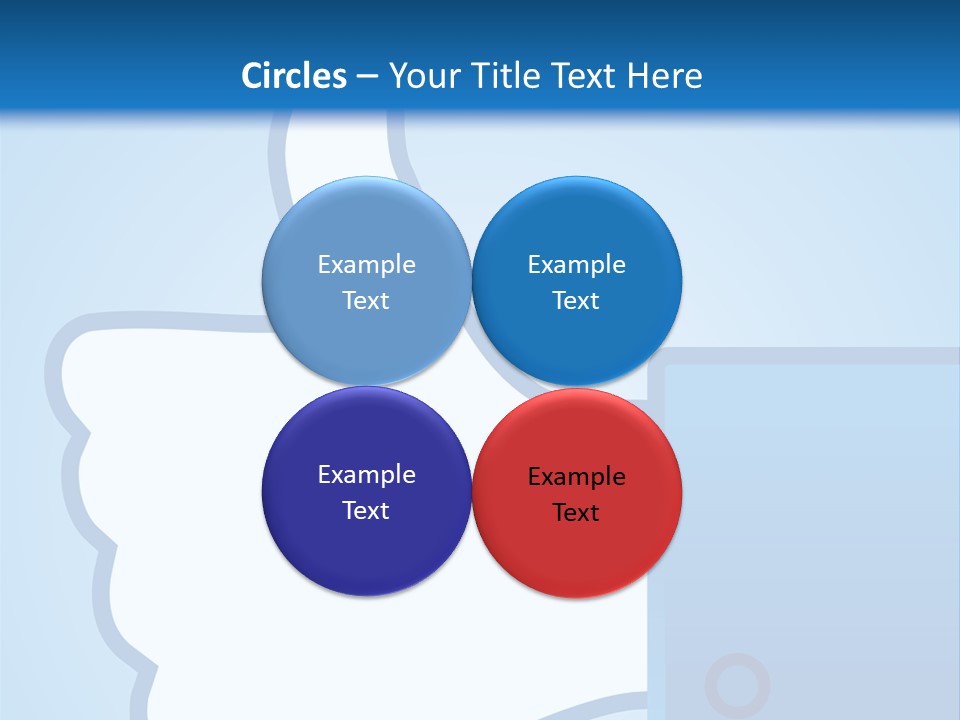 A Thumbs Up Powerpoint Presentation Is Shown PowerPoint Template