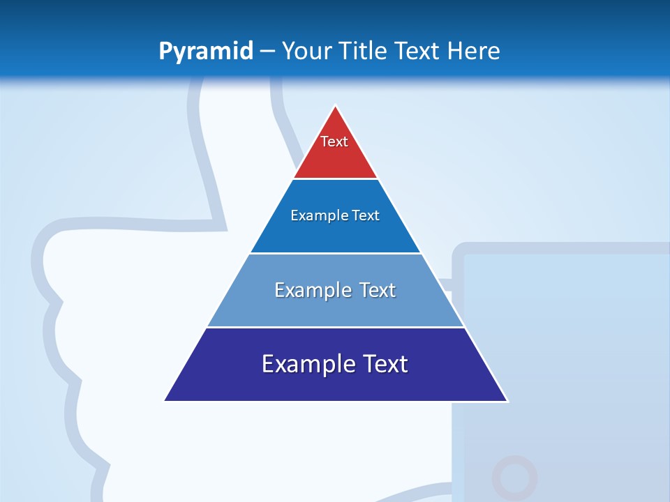 A Thumbs Up Powerpoint Presentation Is Shown PowerPoint Template