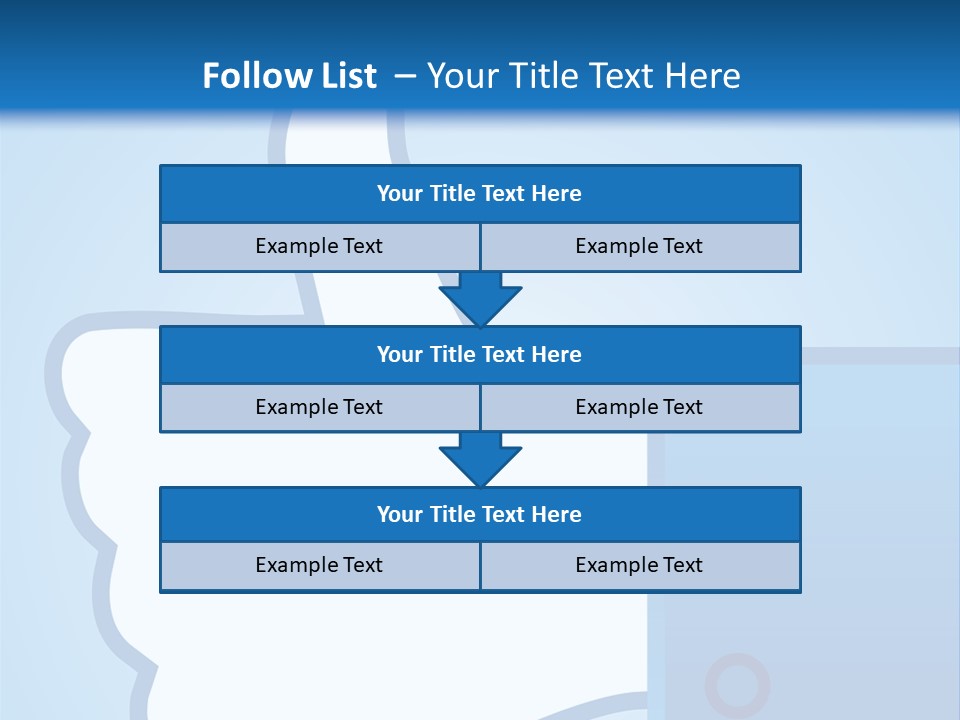A Thumbs Up Powerpoint Presentation Is Shown PowerPoint Template