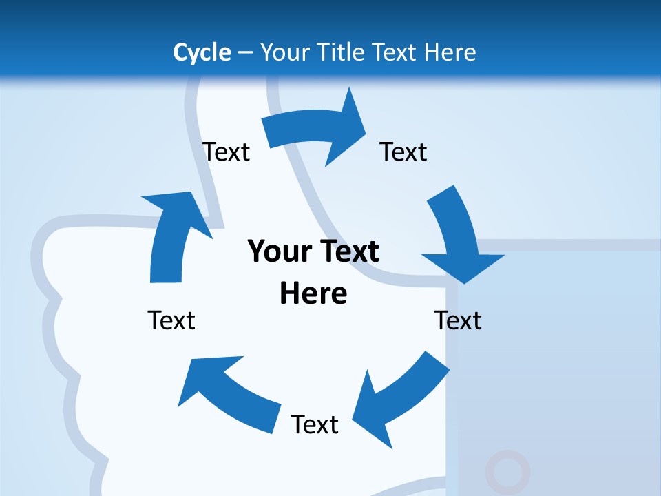 A Thumbs Up Powerpoint Presentation Is Shown PowerPoint Template