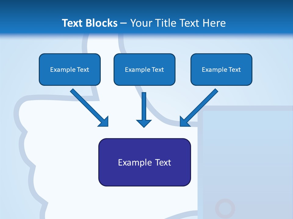A Thumbs Up Powerpoint Presentation Is Shown PowerPoint Template