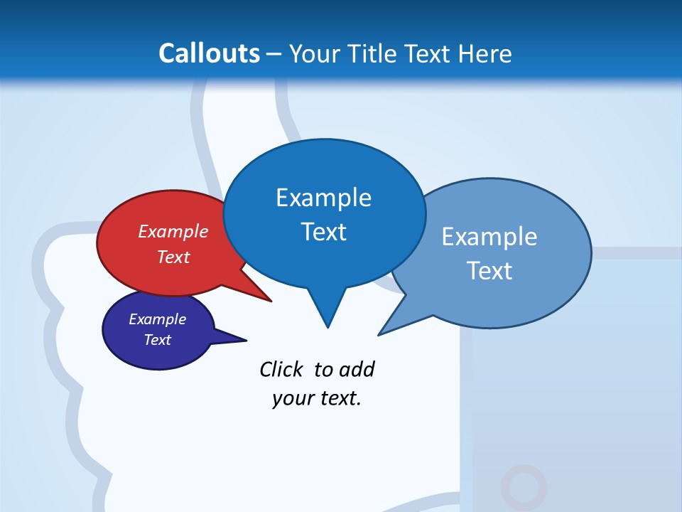 A Thumbs Up Powerpoint Presentation Is Shown PowerPoint Template
