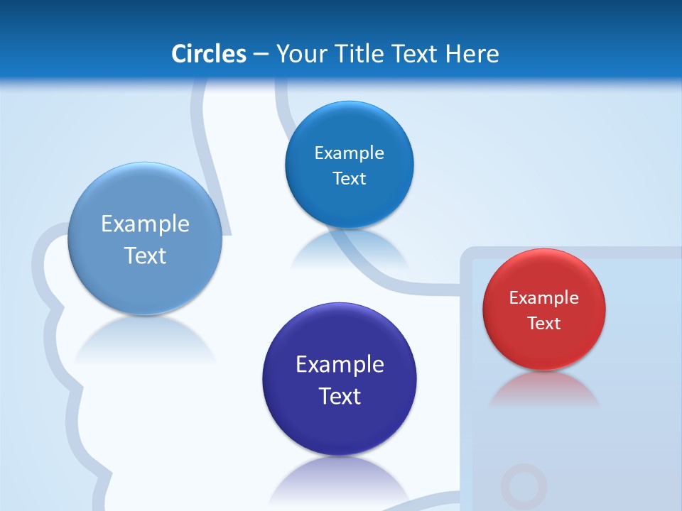 A Thumbs Up Powerpoint Presentation Is Shown PowerPoint Template