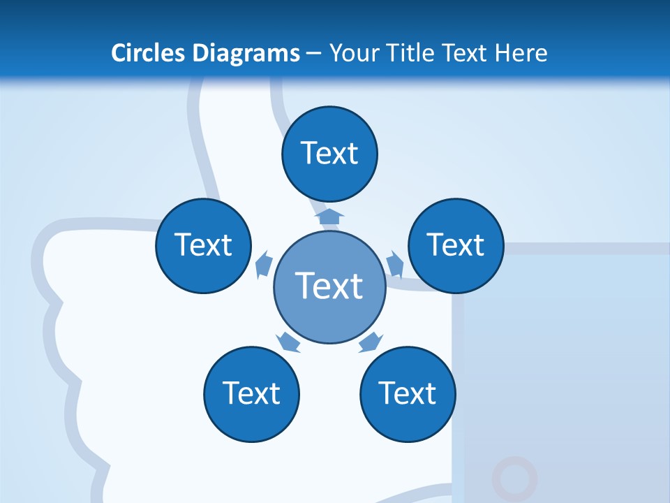 A Thumbs Up Powerpoint Presentation Is Shown PowerPoint Template