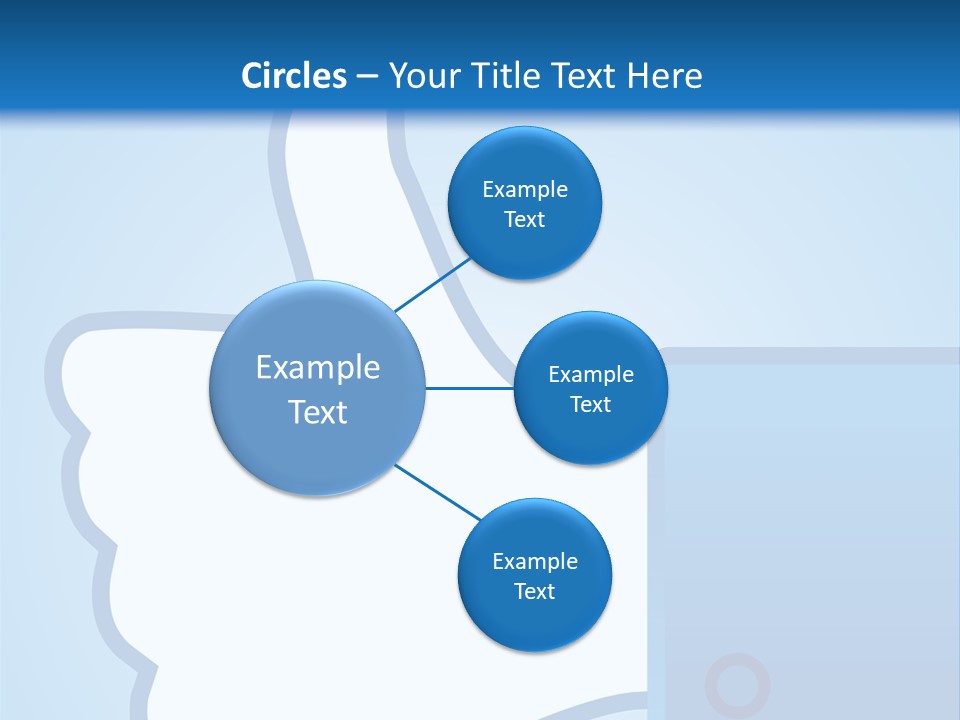 A Thumbs Up Powerpoint Presentation Is Shown PowerPoint Template
