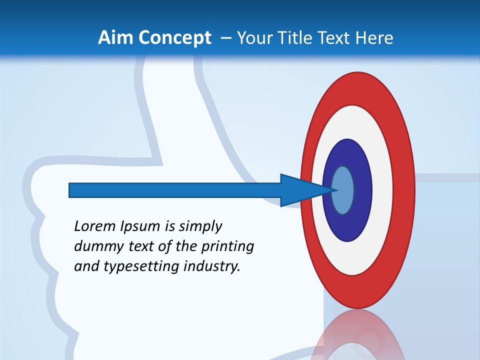 A Thumbs Up Powerpoint Presentation Is Shown PowerPoint Template
