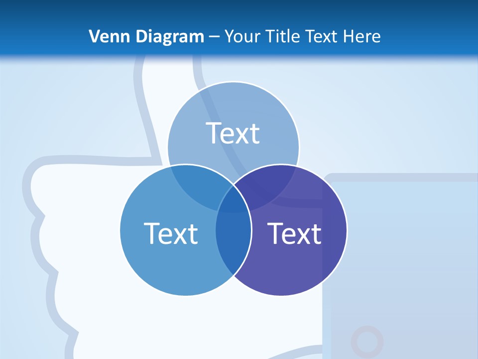 A Thumbs Up Powerpoint Presentation Is Shown PowerPoint Template