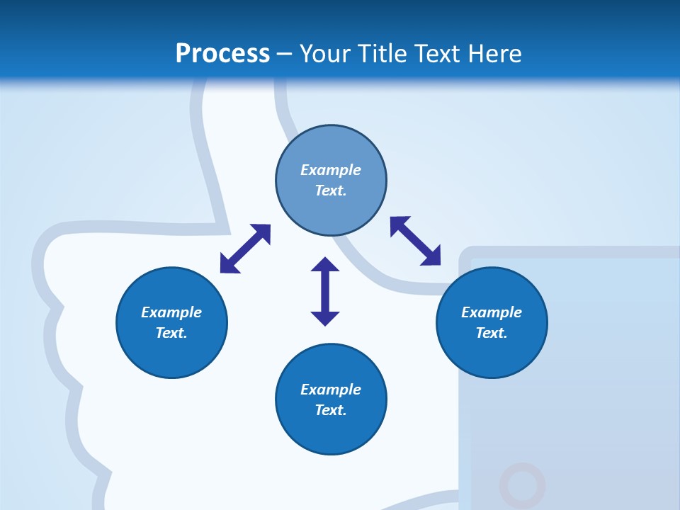 A Thumbs Up Powerpoint Presentation Is Shown PowerPoint Template