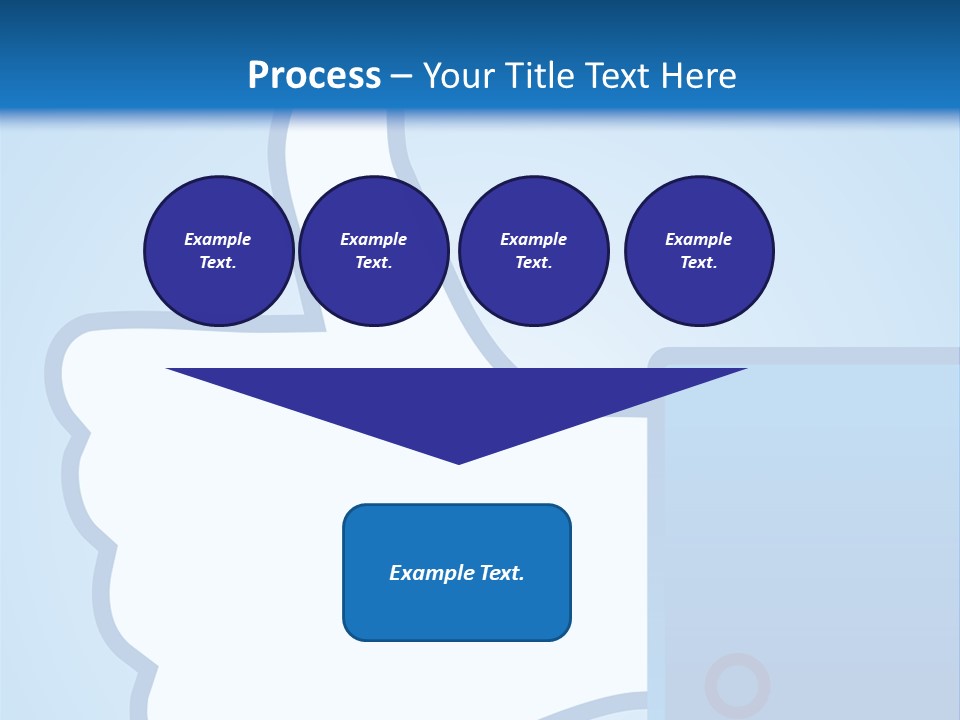 A Thumbs Up Powerpoint Presentation Is Shown PowerPoint Template