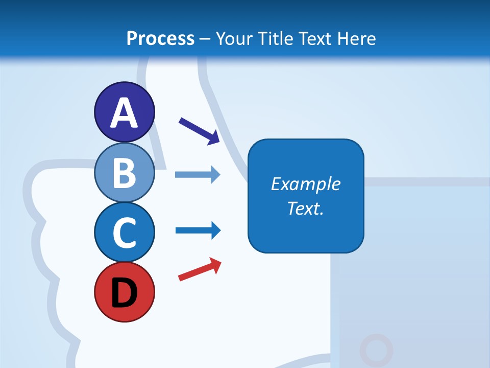 A Thumbs Up Powerpoint Presentation Is Shown PowerPoint Template