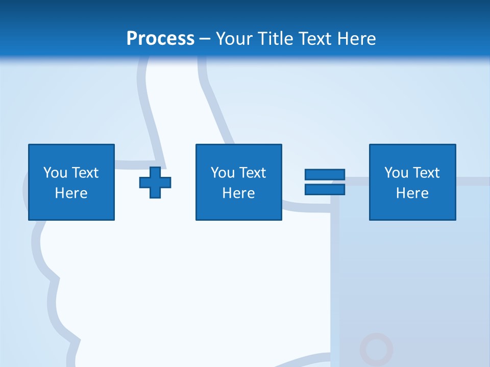 A Thumbs Up Powerpoint Presentation Is Shown PowerPoint Template
