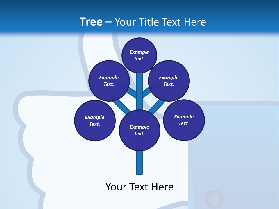 A Thumbs Up Powerpoint Presentation Is Shown PowerPoint Template