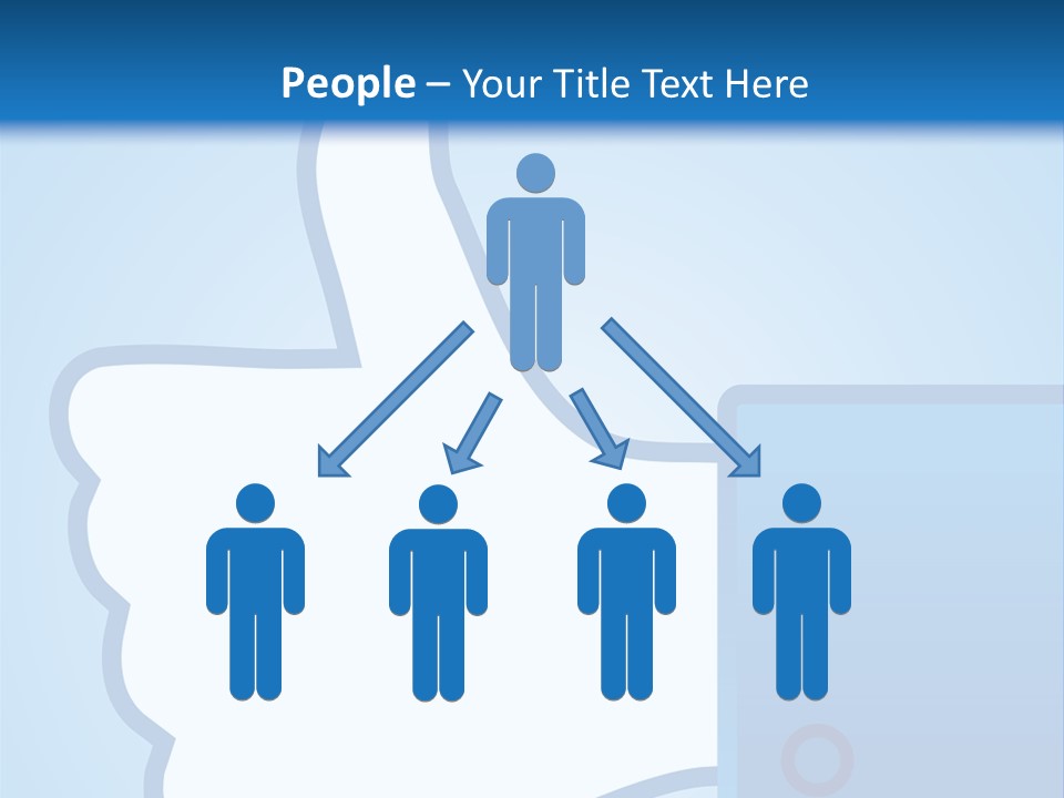 A Thumbs Up Powerpoint Presentation Is Shown PowerPoint Template