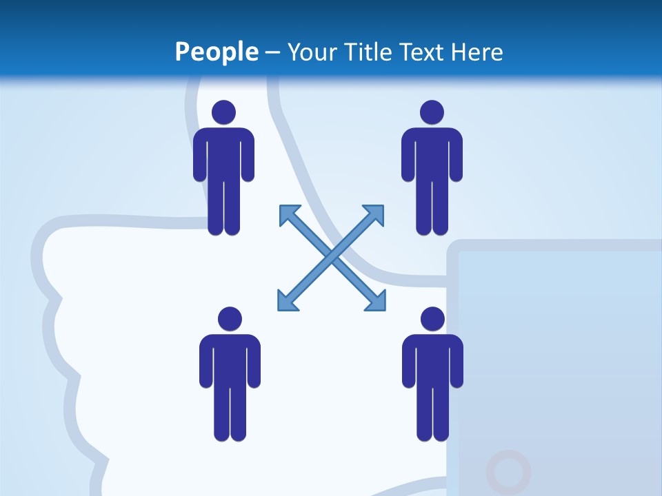 A Thumbs Up Powerpoint Presentation Is Shown PowerPoint Template