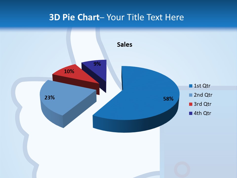 A Thumbs Up Powerpoint Presentation Is Shown PowerPoint Template