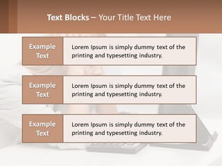 A Woman Sitting In Front Of A Computer With Her Hands On Her Head PowerPoint Template